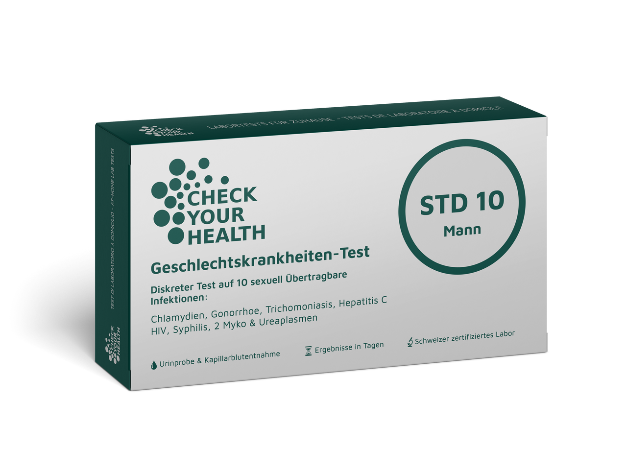 STD Test Kit 8 männlich Check Your Health