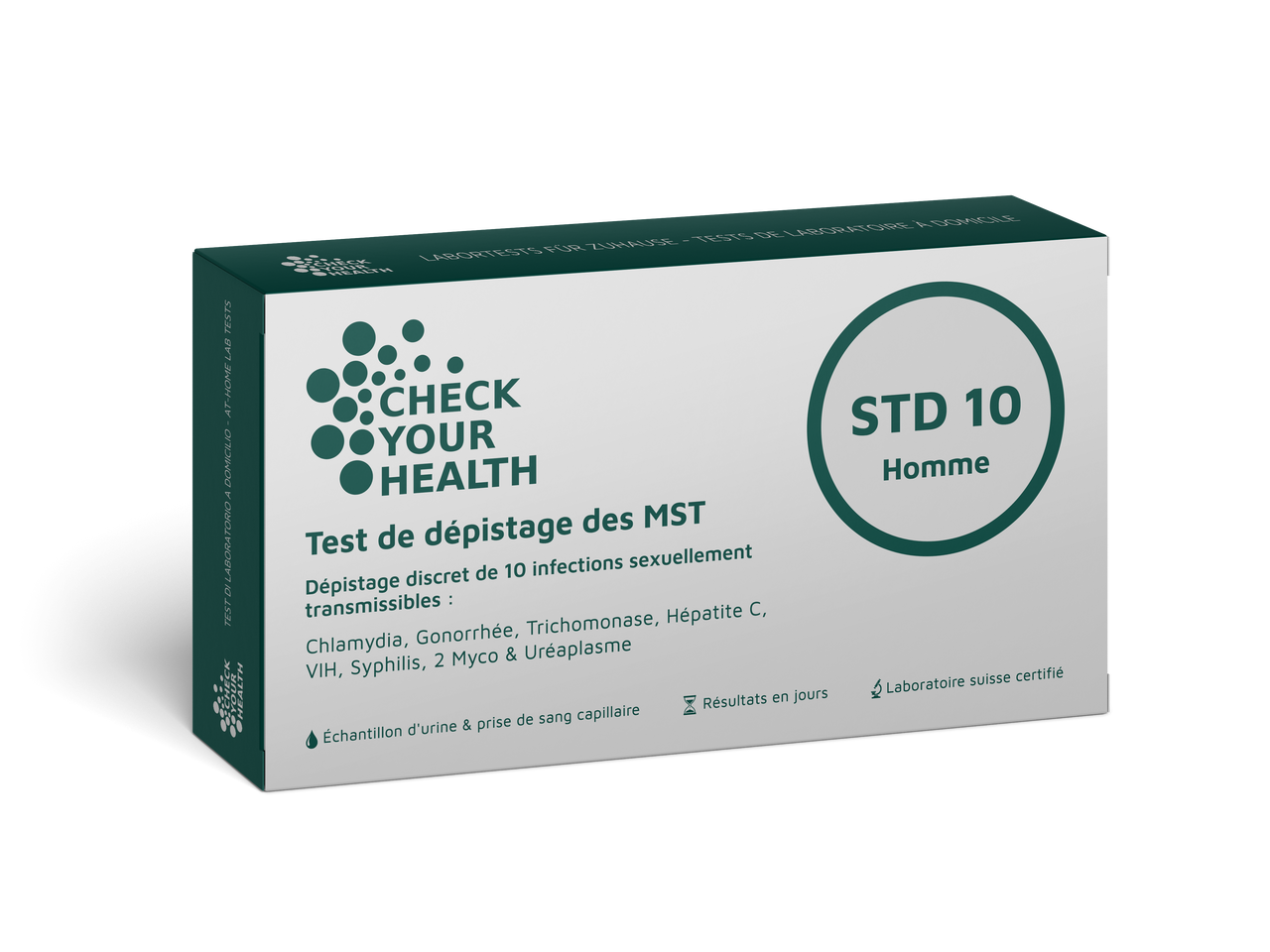 STD Test Kit 8 männlich Check Your Health