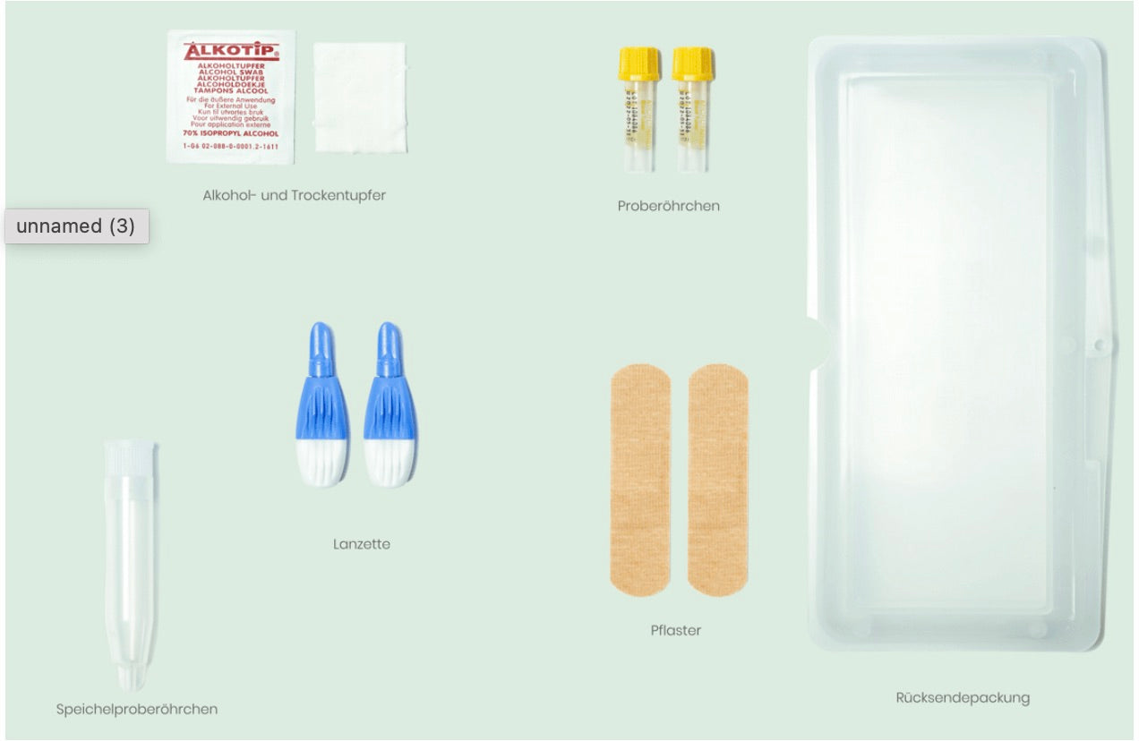 Test Kit weibliche Hormone Fruchtbarkeit