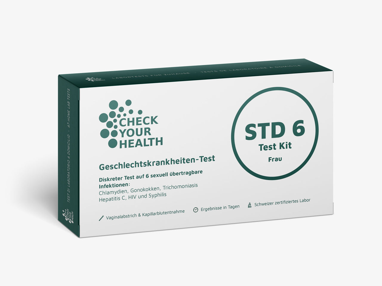 STD Test Kit 6 weiblich Check Your Health